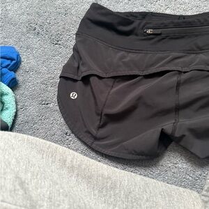 lululemon athletica Women's Black Athletic Shorts